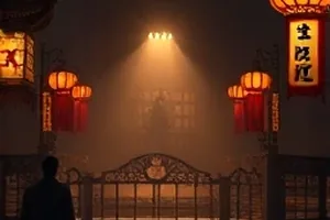《守夜人日志》封面，深夜值班室的台灯与摊开的记录本