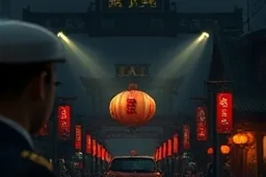 《雨季不打烊》封面，雨天便利店门口的暖黄灯箱