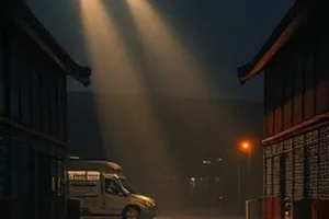 《二手书店的夏天》封面，木架上泛黄的旧书与斜射进店里的阳光